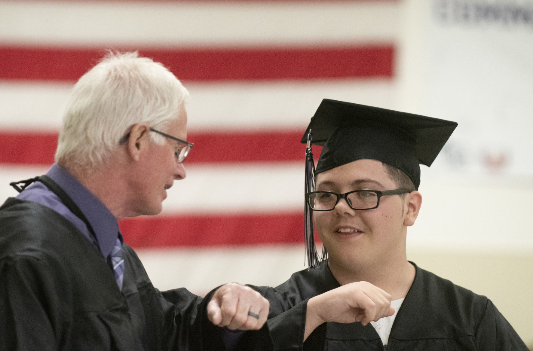 Mount Harrison students receive diplomas